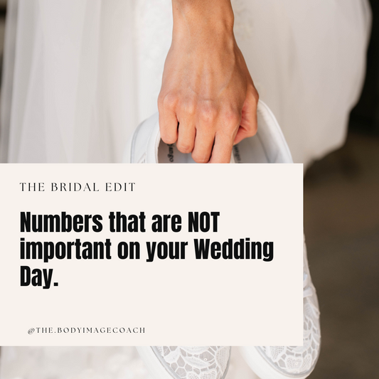 Numbers that are NOT important on your Big Day!